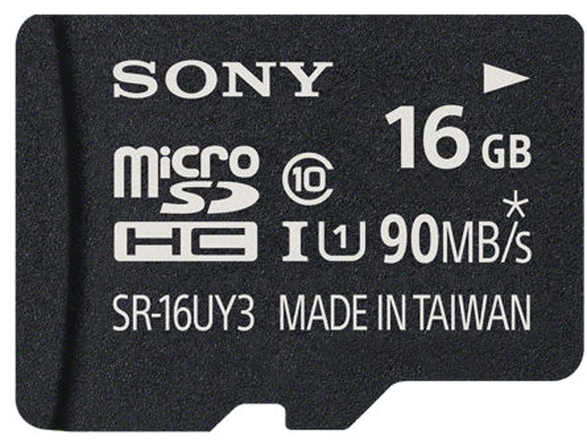Sony SR-UY3A microSDHC Class 10 UHS-1 16GB карта памяти с адаптером