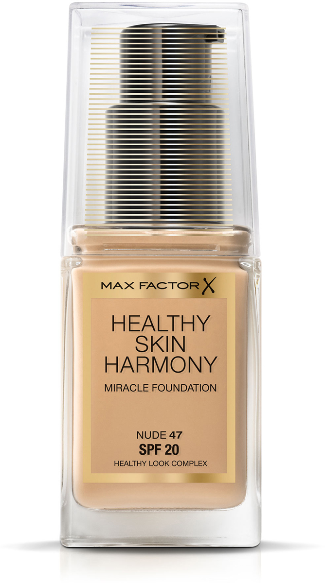 Max Factor Тональная основа Healthy Skin Harmony Miracle Foundation, тон №47 Nude, 30 мл