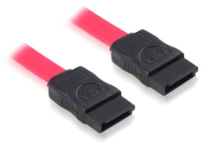 GCR GC-ST101, Red кабель интерфейсный SATA II (1 м)