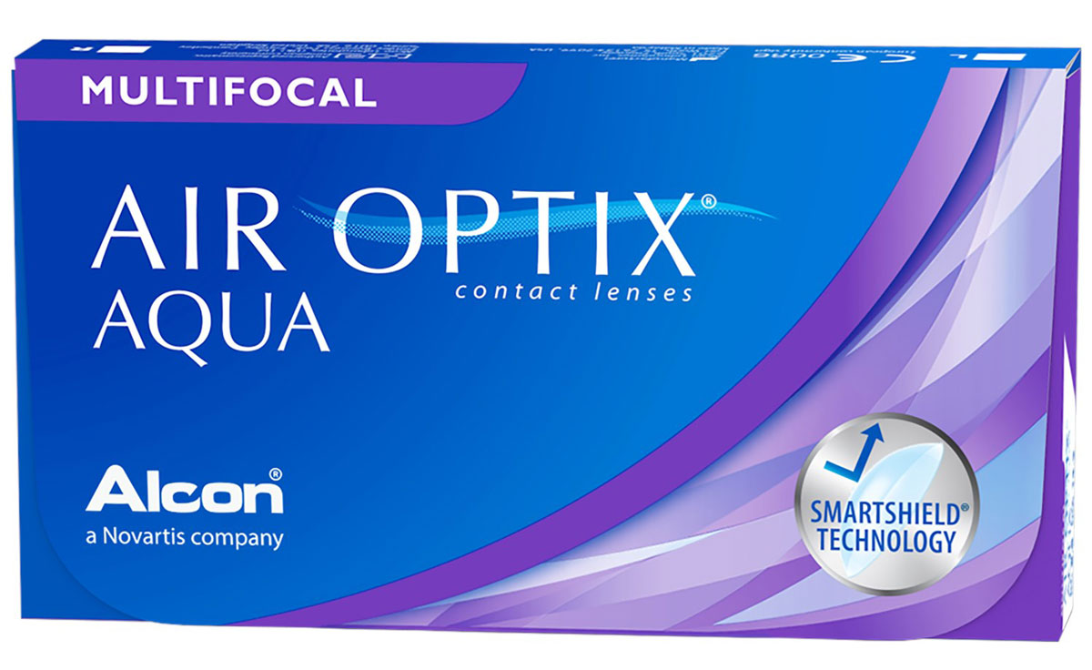 Alcon-CIBA Vision контактные линзы Air Optix Aqua Multifocal (3шт / 8.6 / 14.2 / -2.25 / Low)