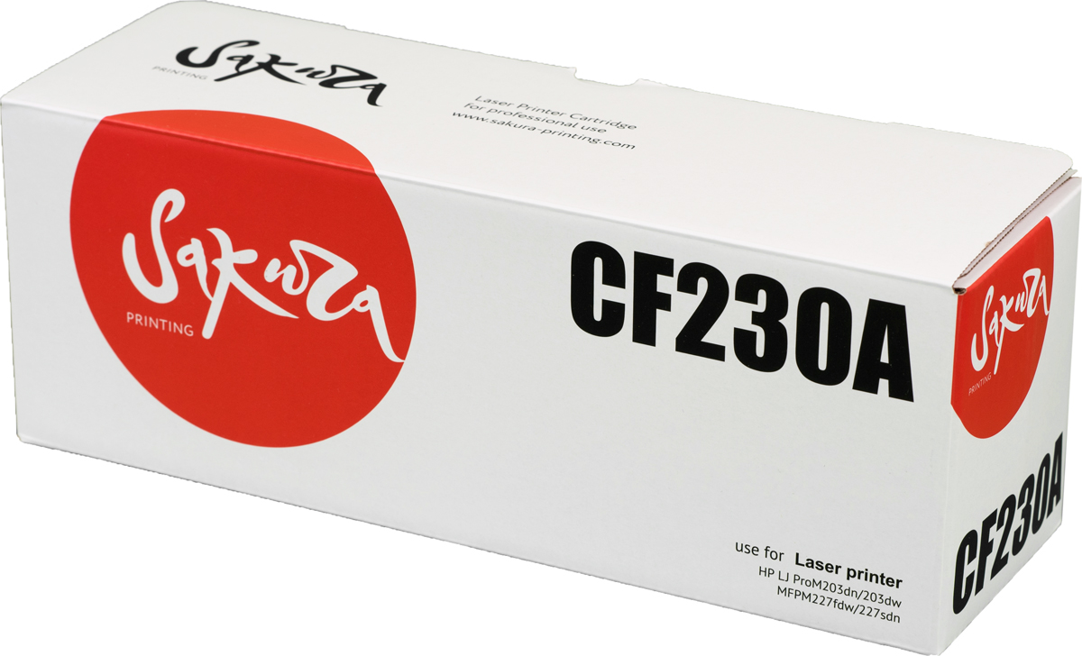 Sakura CF230A, Black тонер-картридж HP LJ Pro m203dn/m203dw/m227dw/m227fdw/m227sdn