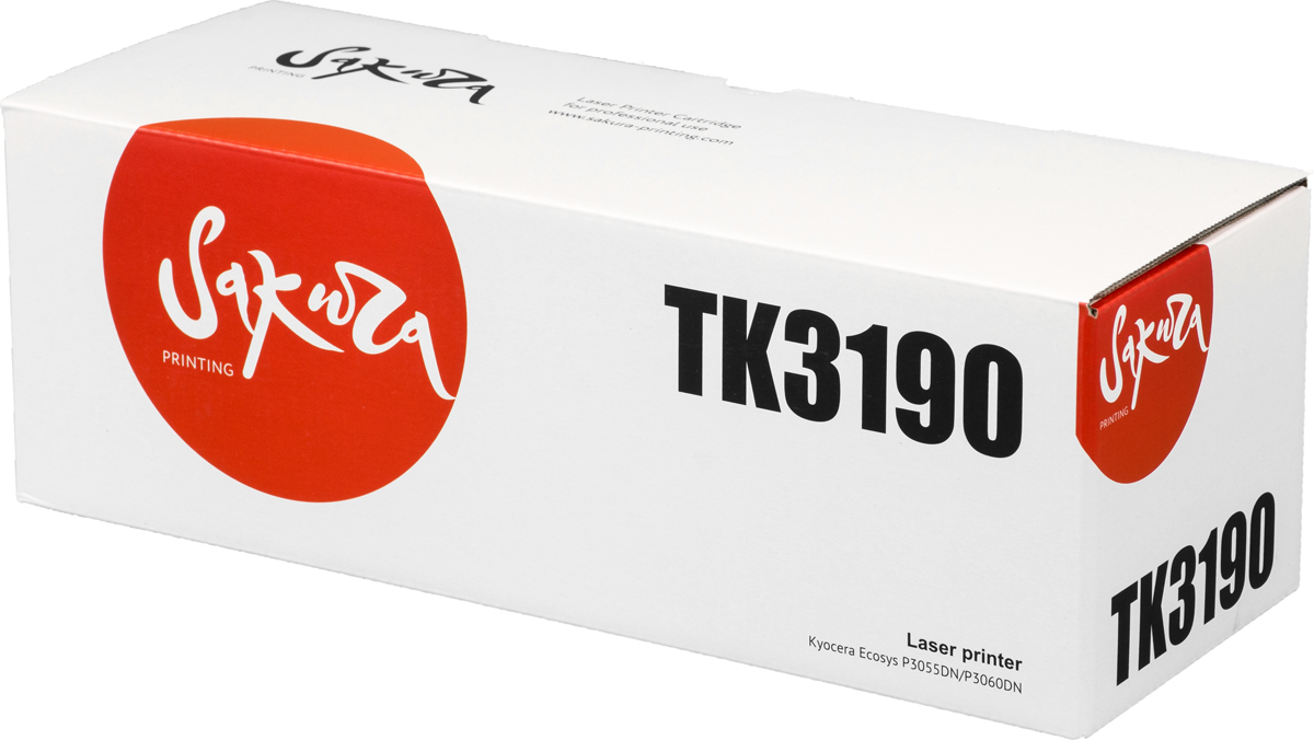 Sakura TK3190, Black тонер-картридж для Kyocera Mita ECOSYS p3055dn/p3060dn