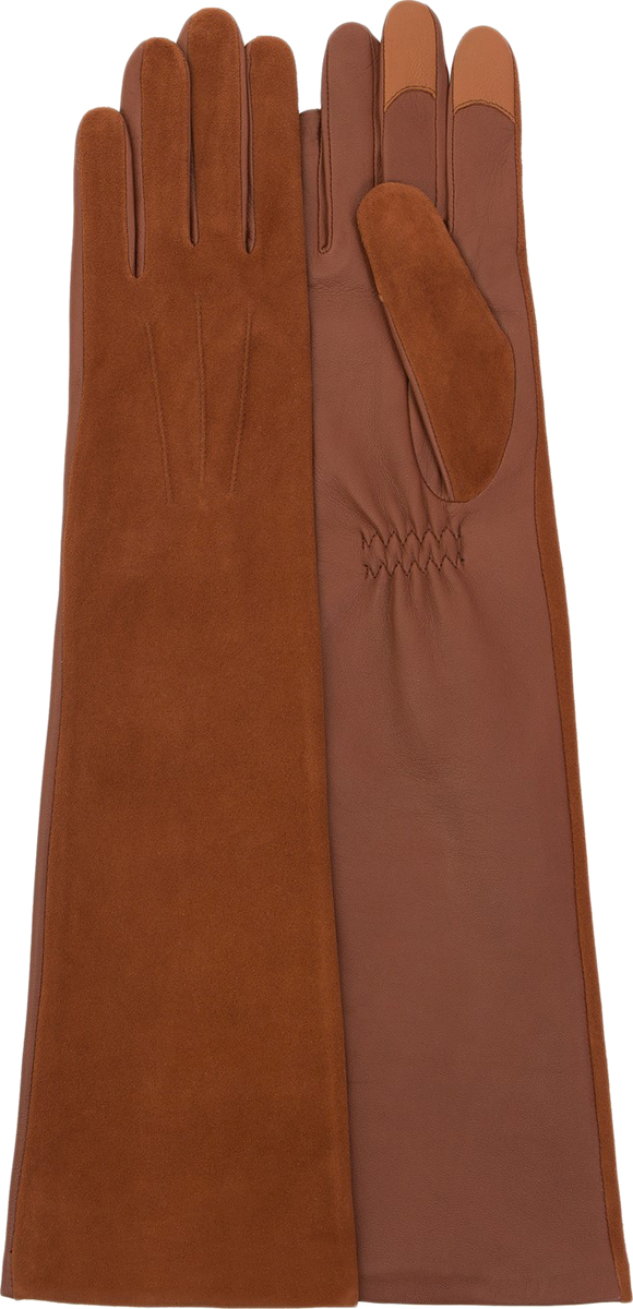 Перчатки женские Michel Katana, цвет: коричневый. i.KSL81-ARI_27/MEBRO. Размер 7,5