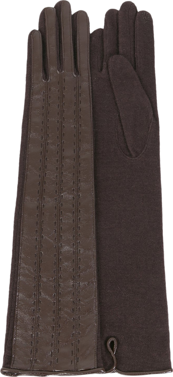 Перчатки женские Dali Exclusive, цвет: шоколадный. i.LT_VA_26/BRUN. Размер M (7)