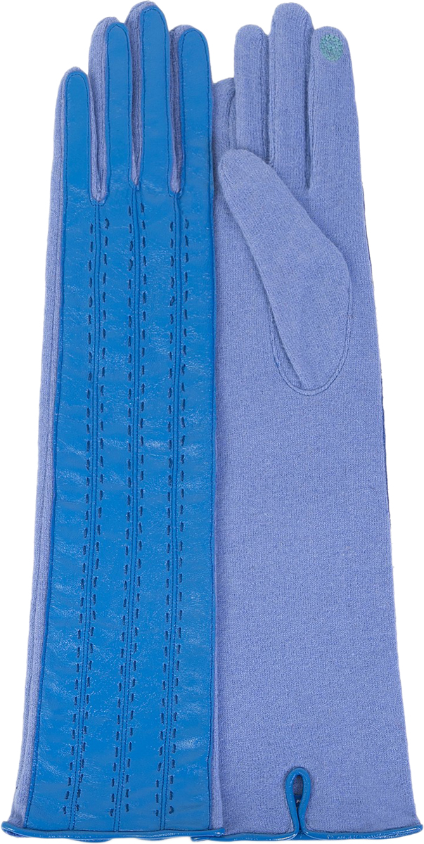 Перчатки женские Dali Exclusive, цвет: голубой. i.LT_VA_26/MARINE. Размер M (7)