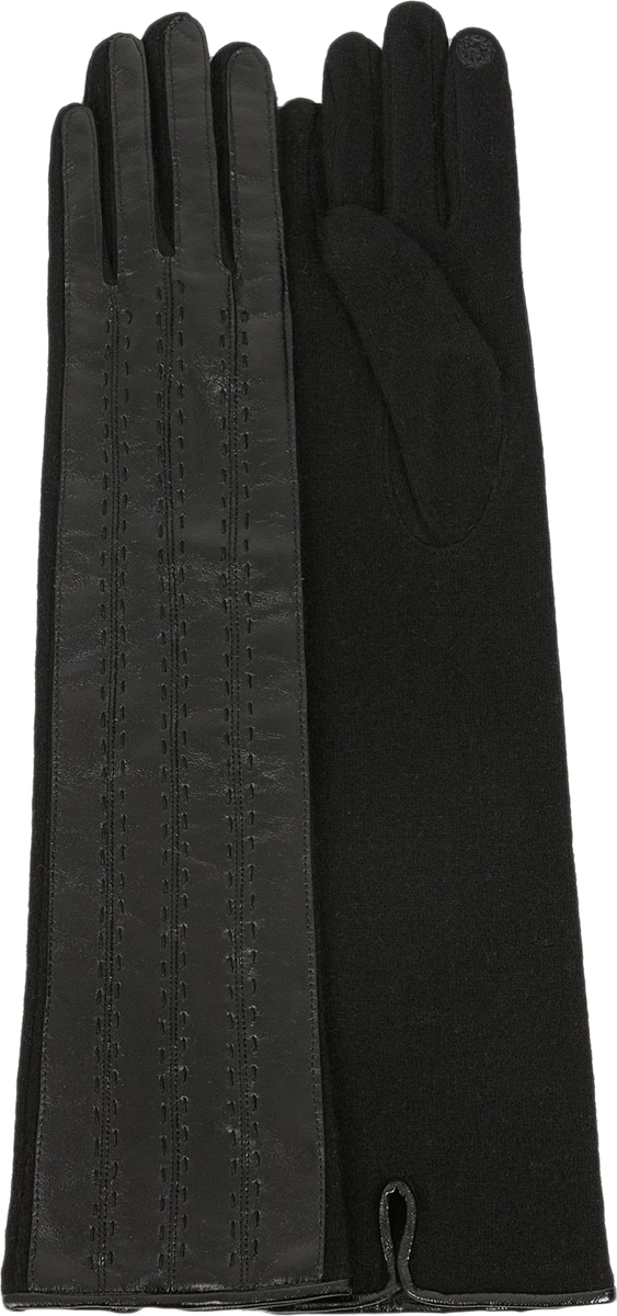 Перчатки женские Dali Exclusive, цвет: черный. i.LT_VA_26/NOIR. Размер L (7,5)