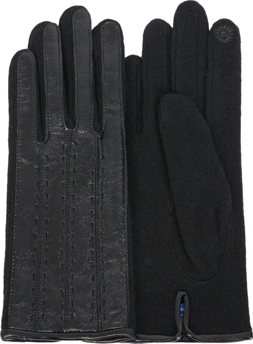 Перчатки женские Dali Exclusive, цвет: черный. i.LT_VASSA/NOIR. Размер L (7,5)