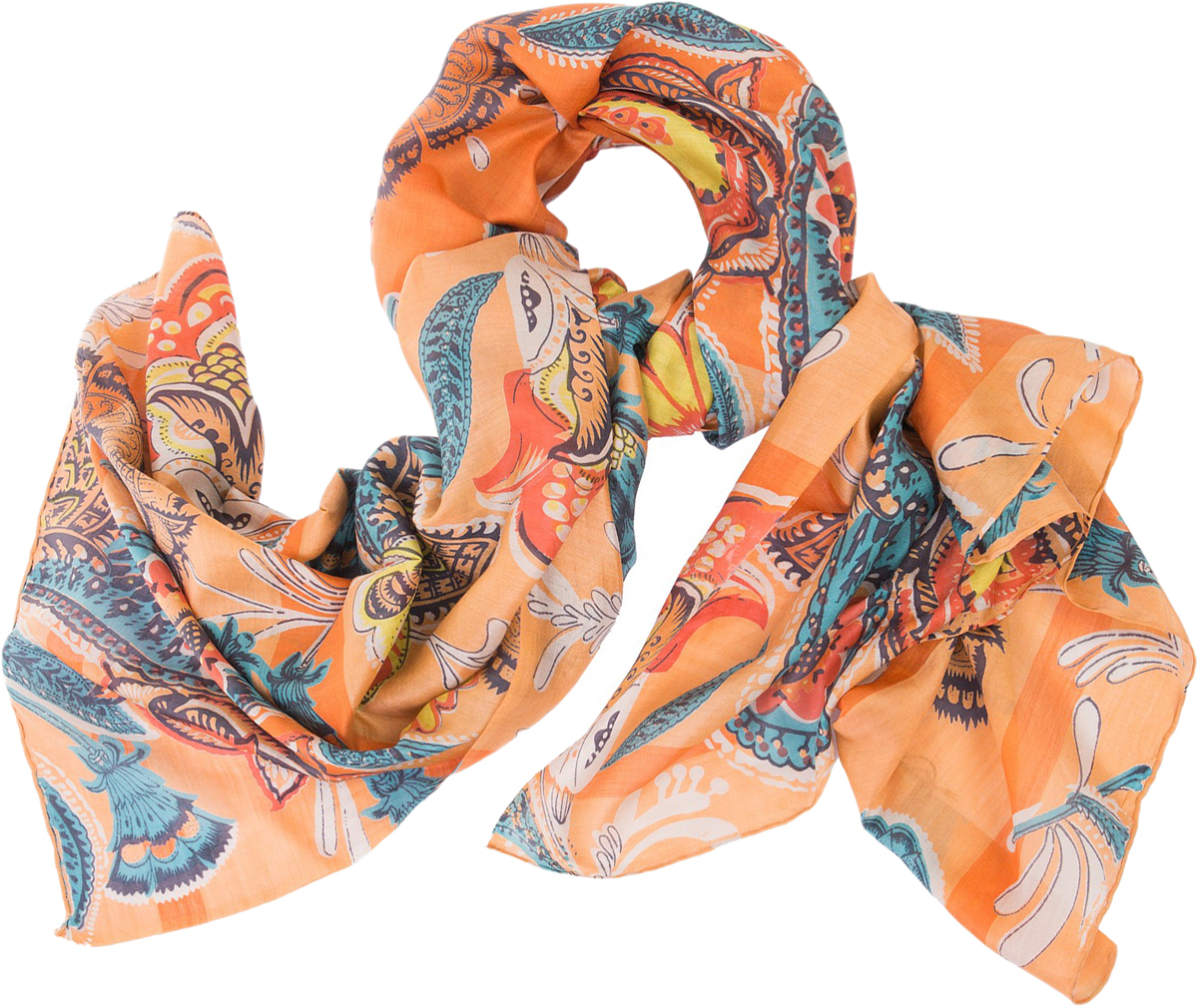 Палантин женский Michel Katana, цвет: мультиколор. SN-GYPSEY/CORAL. Размер 100 x 190 см