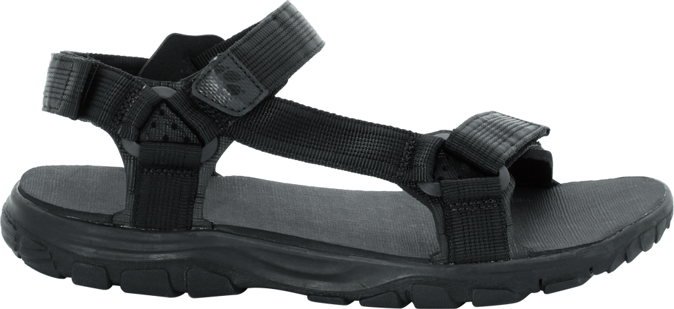 Сандалии мужские Jack Wolfskin Seven Seas 2 Sandal M, цвет: темно-серый. 4026651-6350. Размер 7 (39)