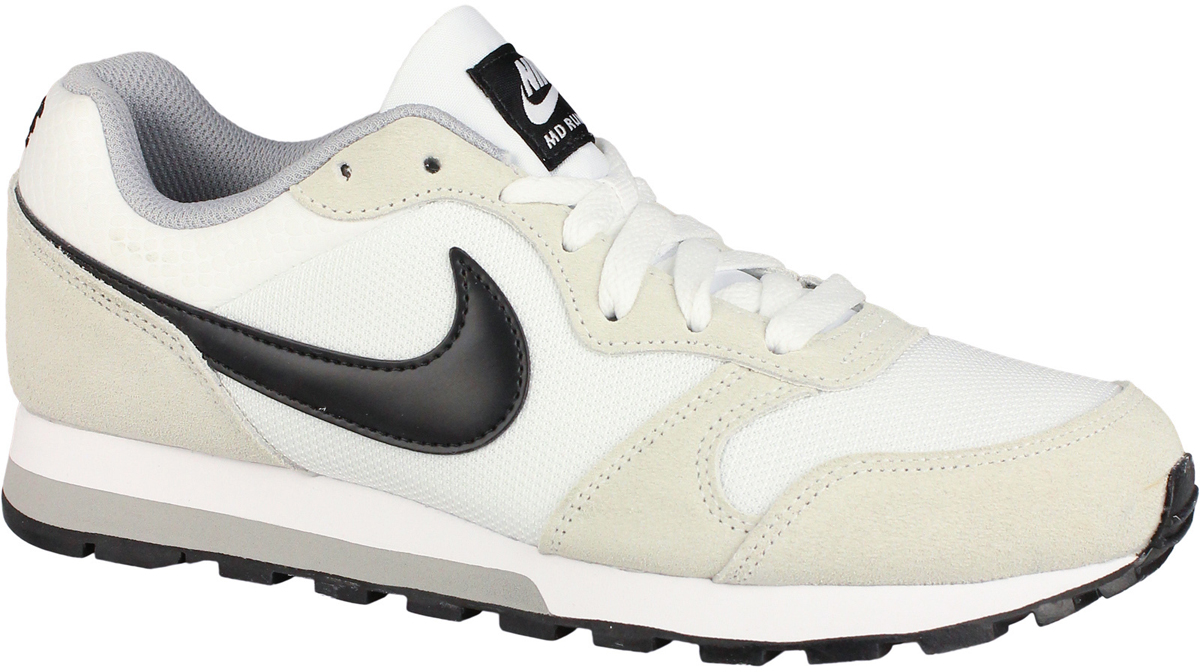 Кроссовки женские Nike MD Runner 2, цвет: белый, бежевый. 749869-100. Размер 8,5 (39)