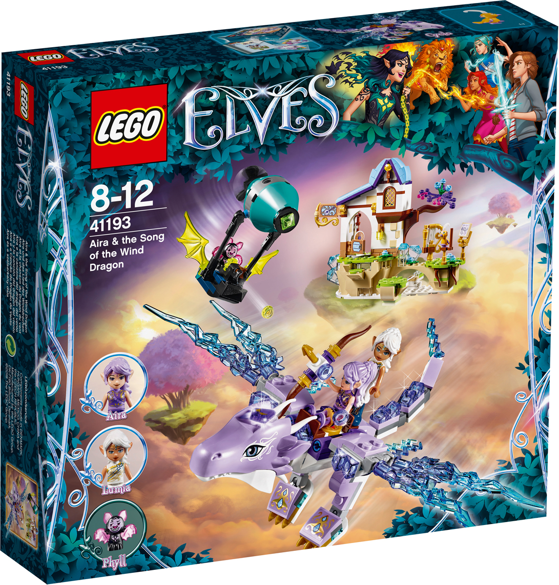 LEGO Elves Конструктор Эйра и дракон Песня ветра 41193
