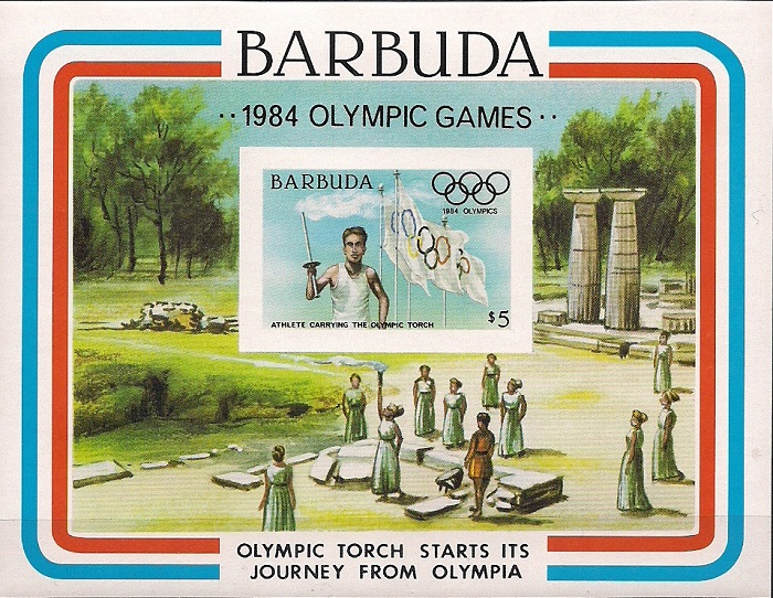1984. Олимпийские игры, Барбуда. Блок