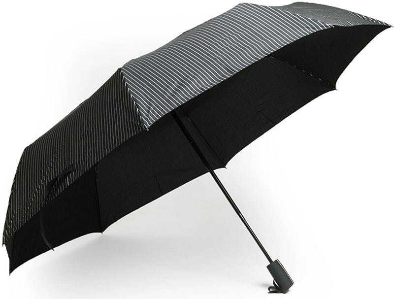 Зонт мужской Vera Victoria Vito, автомат, 3 сложения, цвет: черный. 20-709-8