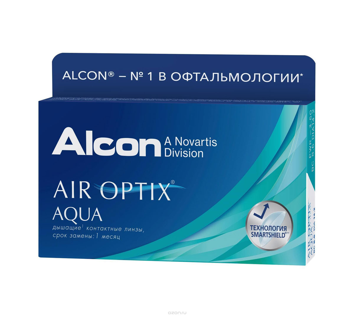 Аlcon контактные линзы Air Optix Aqua 6 шт / -10.00 / 14.20 / 8.6/