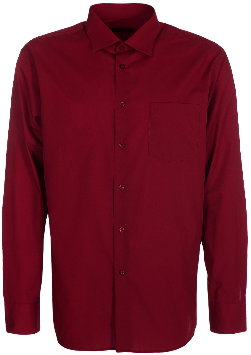Рубашка мужская Casino, цвет: красный. c620/1/149/Z. Размер 41 (50-174/184)