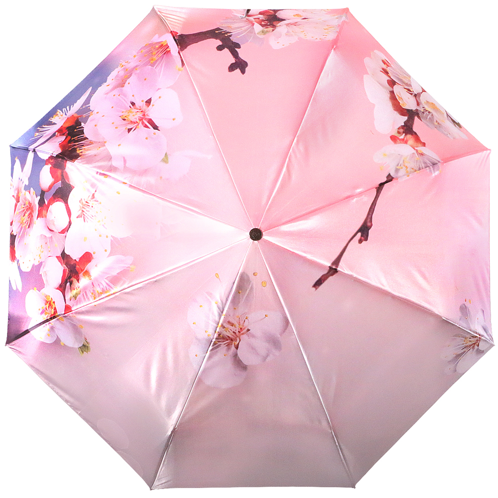 Зонт женский Trust, автомат, 3 сложения, цвет: бледно-розовый. 30471-01
