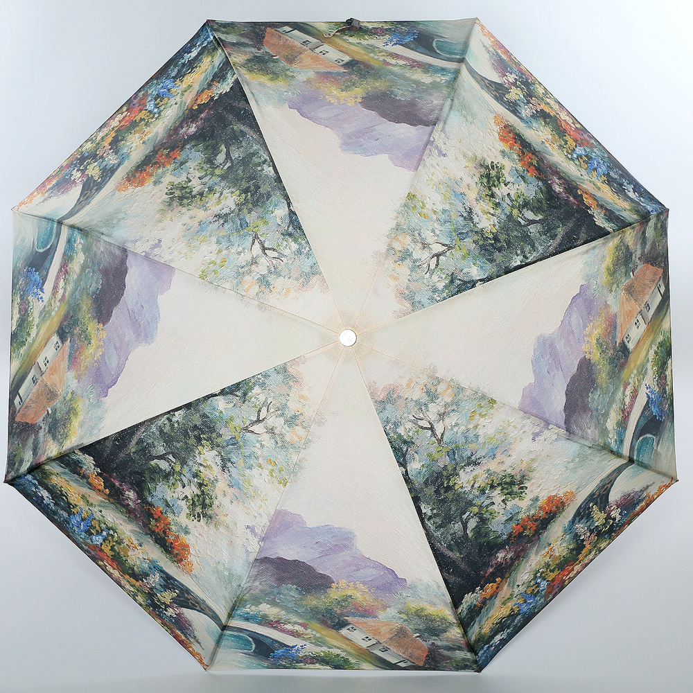 Зонт женский Trust, автомат, 3 сложения, цвет: мультиколор. 31475-1618