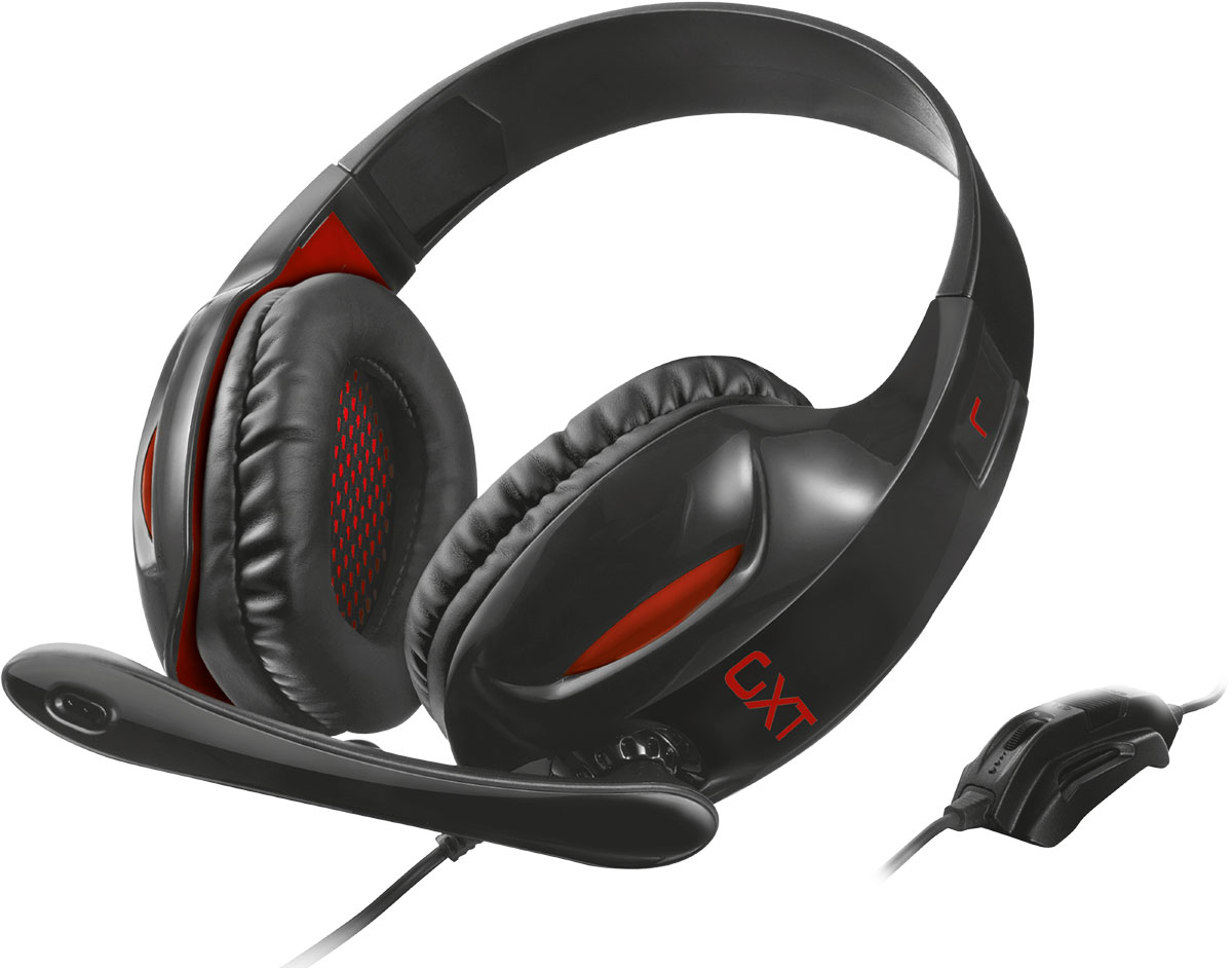 Trust GXT 330 XL, Red Black стереогарнитура аксессуары для20игровых приставок