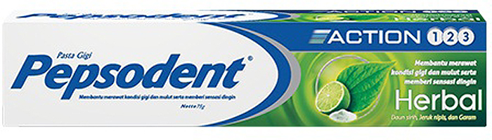Pepsodent Зубная паста Action 1,2,3 Herbal, 75 г