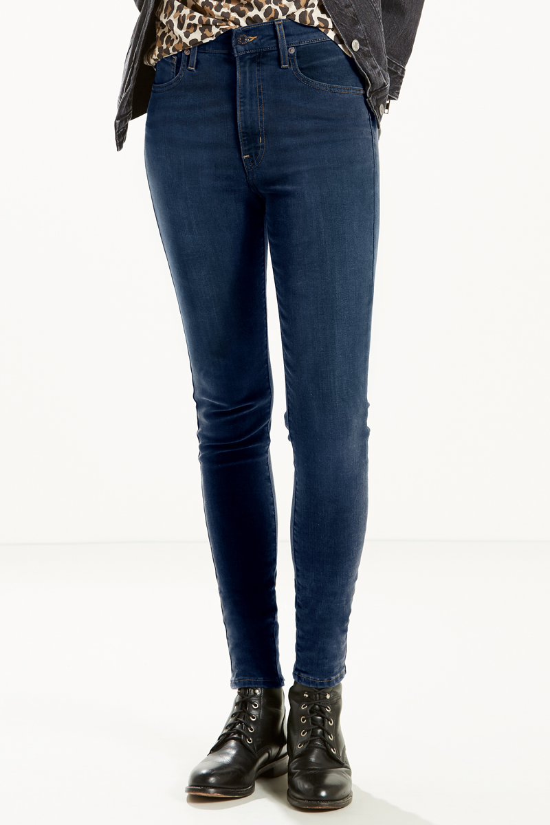 Джинсы женские Levi's® Mile High Super Skinny, цвет: темно-синий. 2279100410. Размер 30-32 (48-32) джинсы levi’s® 2279100410