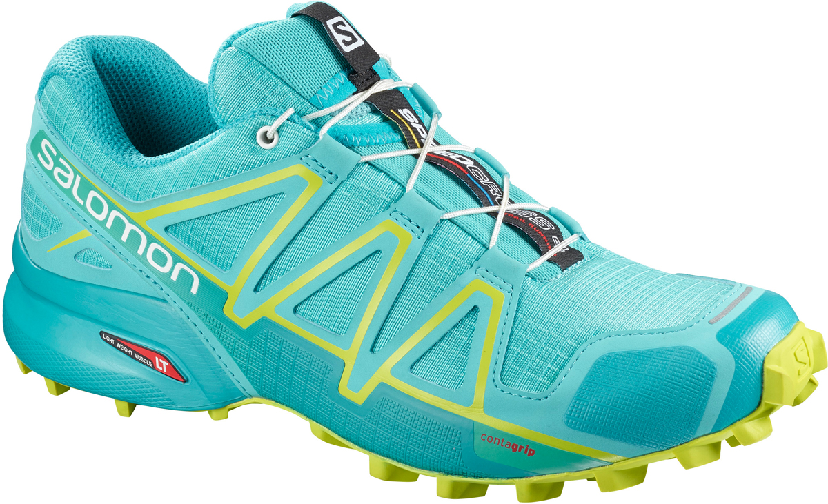 Кроссовки для бега женские Salomon Speedcross 4 W, цвет: голубой. L40124700. Размер 4,5 (36)