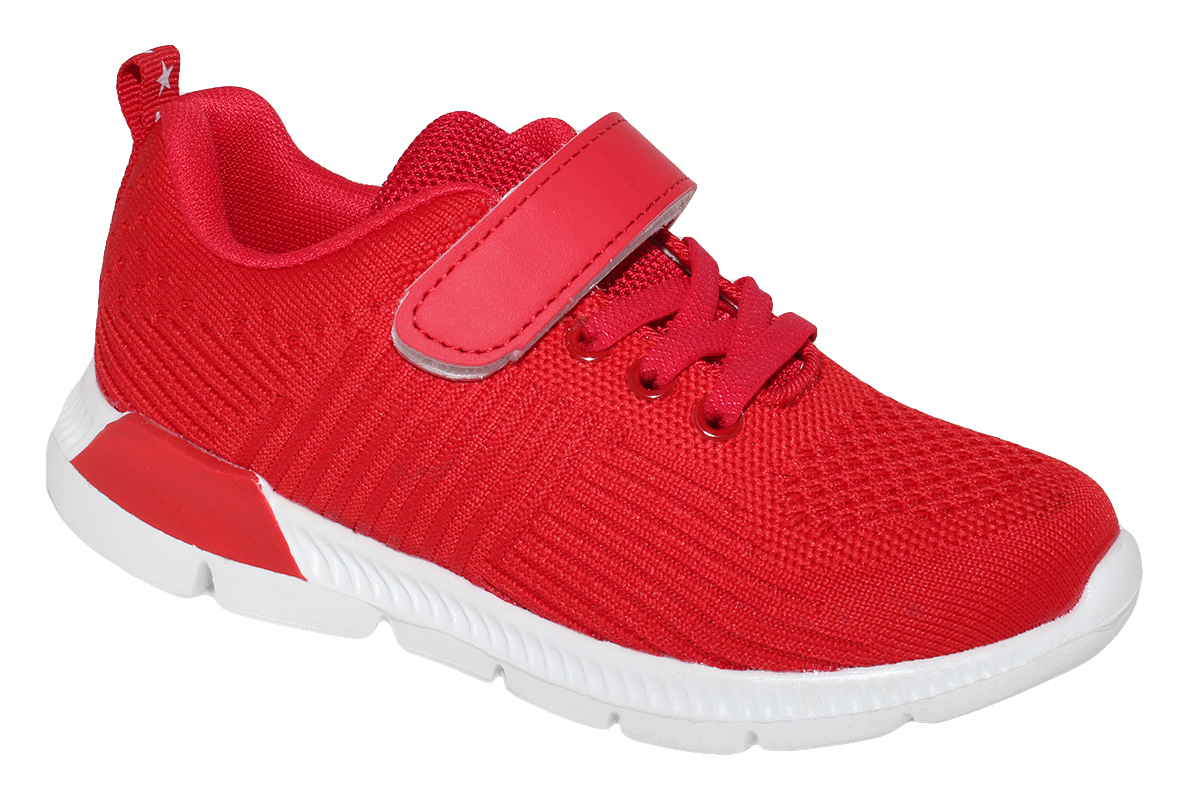 Кроссовки для девочки Капитошка, цвет: красный. E9225. Размер 34