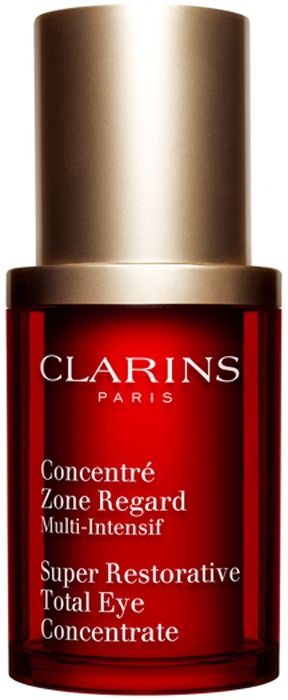 Clarins Восстанавливающий концентрат интенсивного действия для ухода за кожей вокруг глаз Concentre Zone Regard, 15 мл clarins концентрат с эффектом искусственного загара для тела addition concentre eclat corps 30 мл