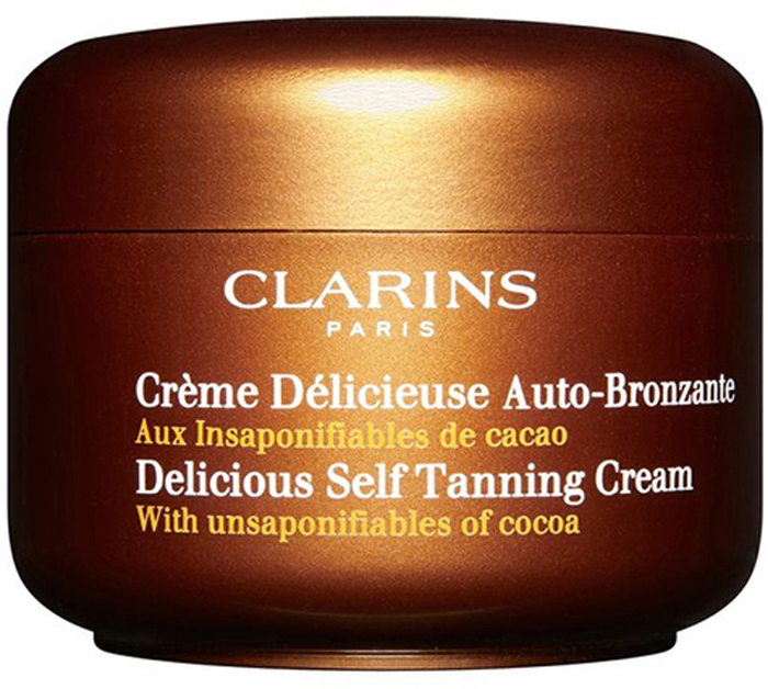 Clarins Крем для искусственного загара Creme Delicieuse Auto-Bronzante, 150 мл clarins концентрат с эффектом искусственного загара 15 мл