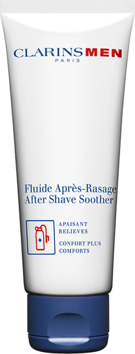 Clarins Крем после бритья Men Fluide Apres-Rasage, 75 мл clarins смягчающее масло для бритья clarinsmen 30 мл