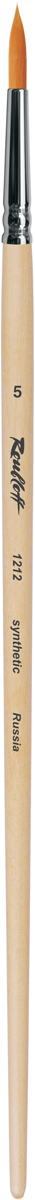 Roubloff Кисть 1212 синтетика круглая № 4 длинная ручка