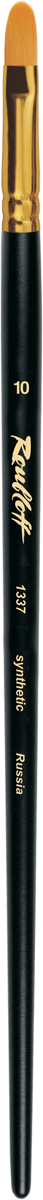 Roubloff Кисть 1337 синтетика овальная № 4 длинная ручка