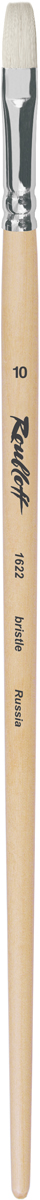 Roubloff Кисть 1622 щетина плоская № 18 длинная ручка
