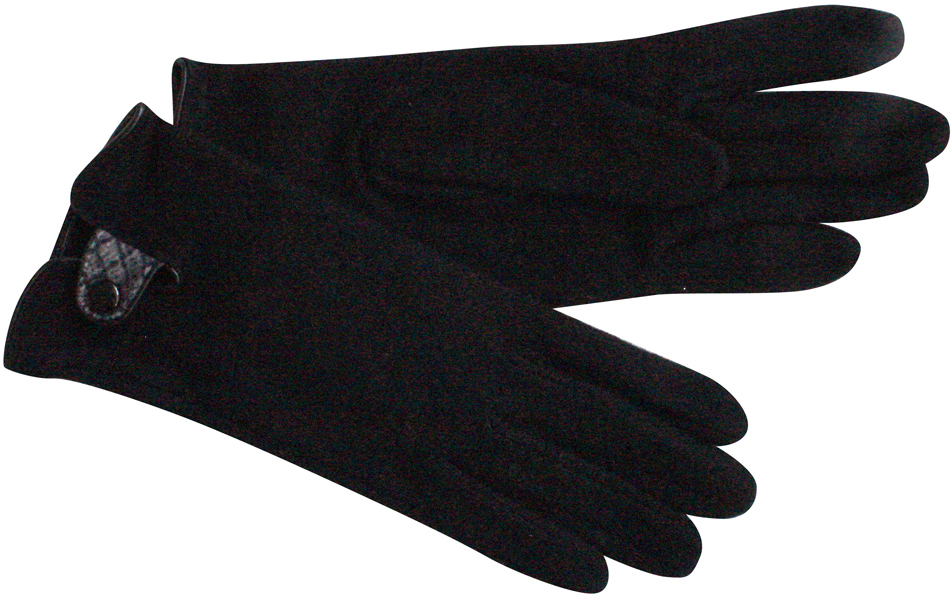 Перчатки женские Laccom, цвет: черный. 221B. Размер универсальный