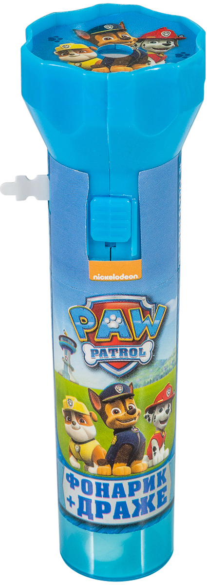 Paw Patrol фонарик с драже игрушка с конфетами, 8 г фонарик dafa 3w 365nm jl934