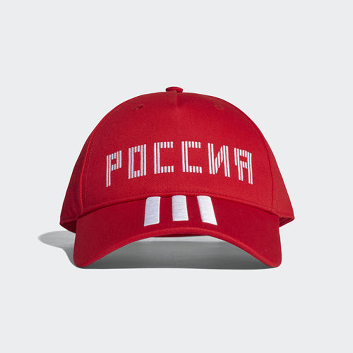 Бейсболка Adidas CF CAP RUS, цвет: красный. CF5186. Размер 60/62