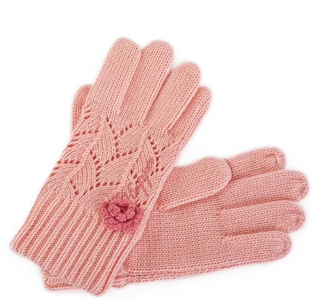Перчатки для девочки Huppa Leila, цвет: розовый. 8208AS13-013. Размер 2