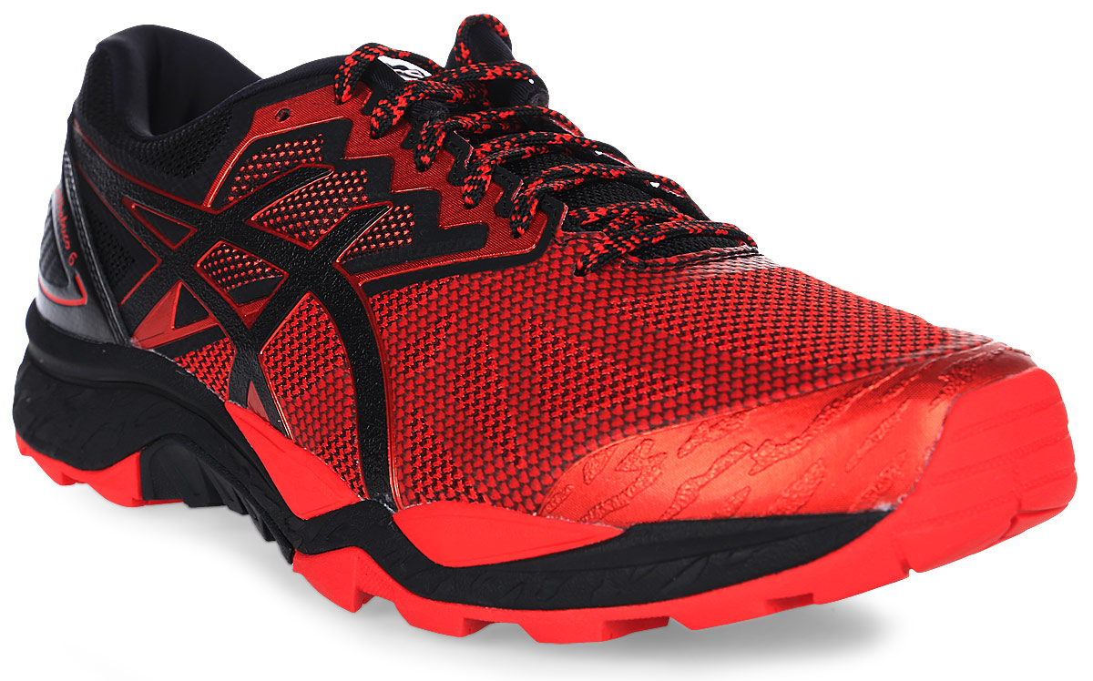Кроссовки для бега мужские Asics Gel-Fujitrabuco 6, цвет: красный. T7E4N-9023. Размер 12 (45)