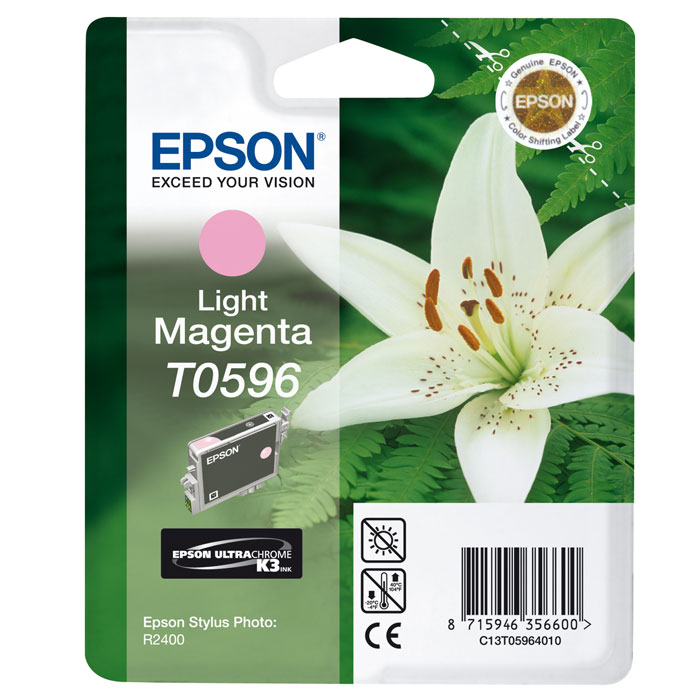 Epson C13T05964010, Light Magenta картридж для Stylus Photo R2400