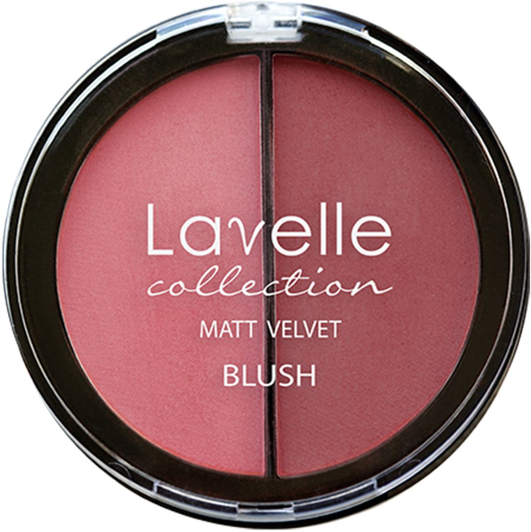 LavelleCollection румяна для лица BL-09 2-цветные компактные тон 01 розовый, 34,5 г