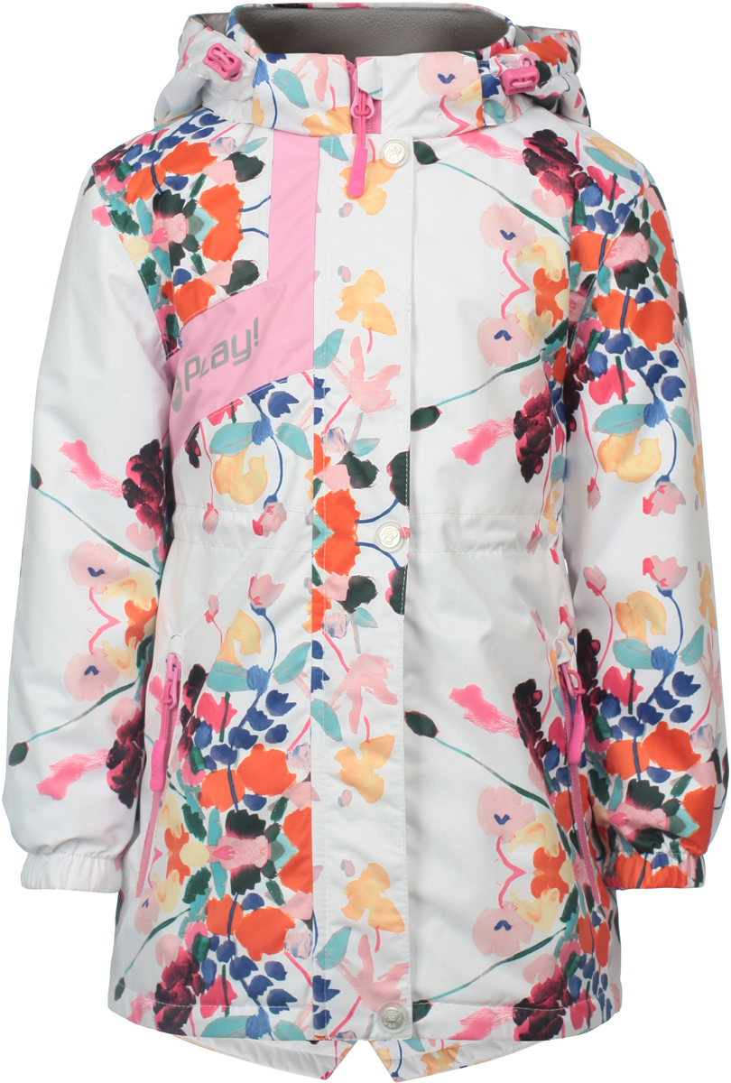 Куртка для девочек atPlay!, цвет: белый. 1jk805. Размер 86