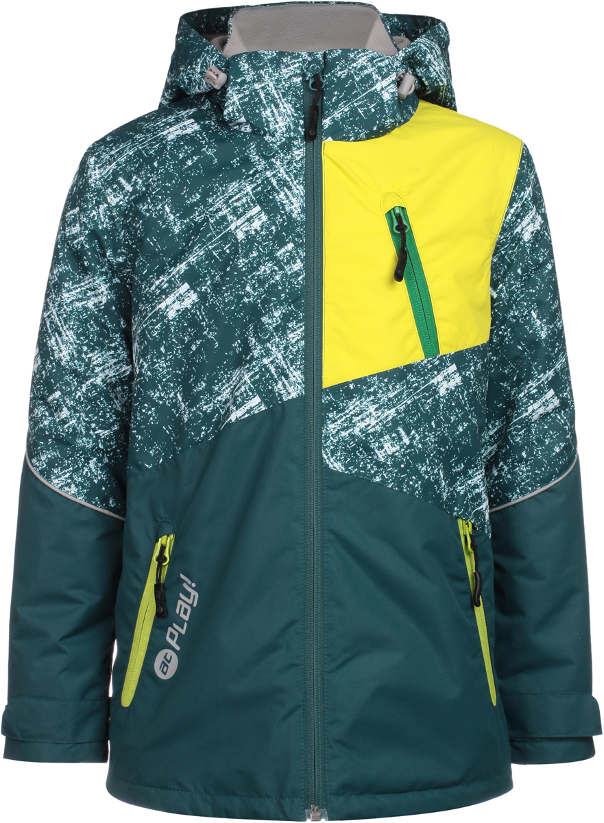 Куртка для мальчика atPlay!, цвет: зеленый. 2jk810. Размер 110