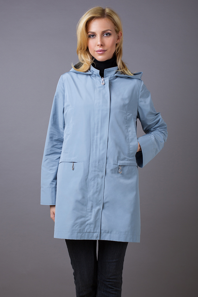 Куртка женская Malinardi, цвет: джинсовый. MR18C-W8657. Размер XL (48)