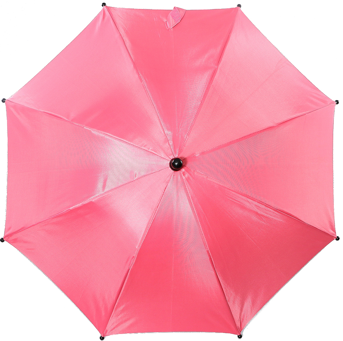 Зонт-трость для коляски Magic Rain, механика, цвет: розовый металлик. 11919-1