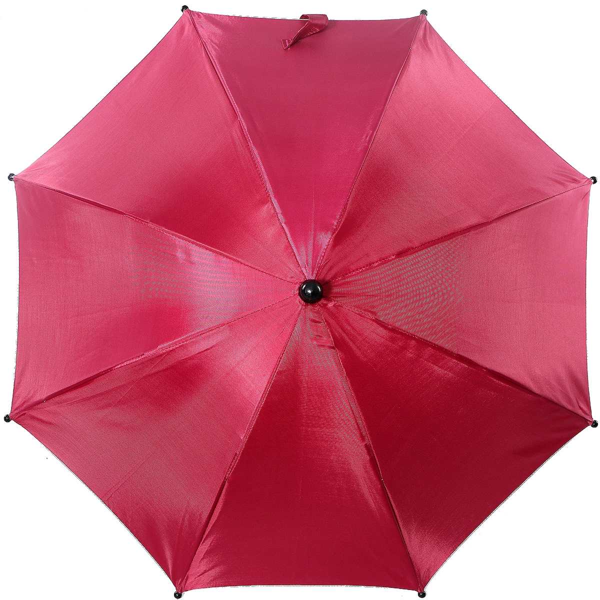 Зонт-трость для коляски Magic Rain, механика, цвет: бордовый металлик. 11919-3