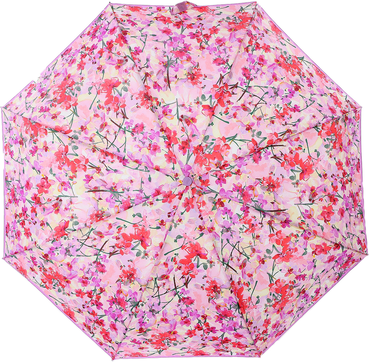 Зонт женский Zest, автомат, 4 сложения, цвет: сиреневый, розовый, алый. 24757-105