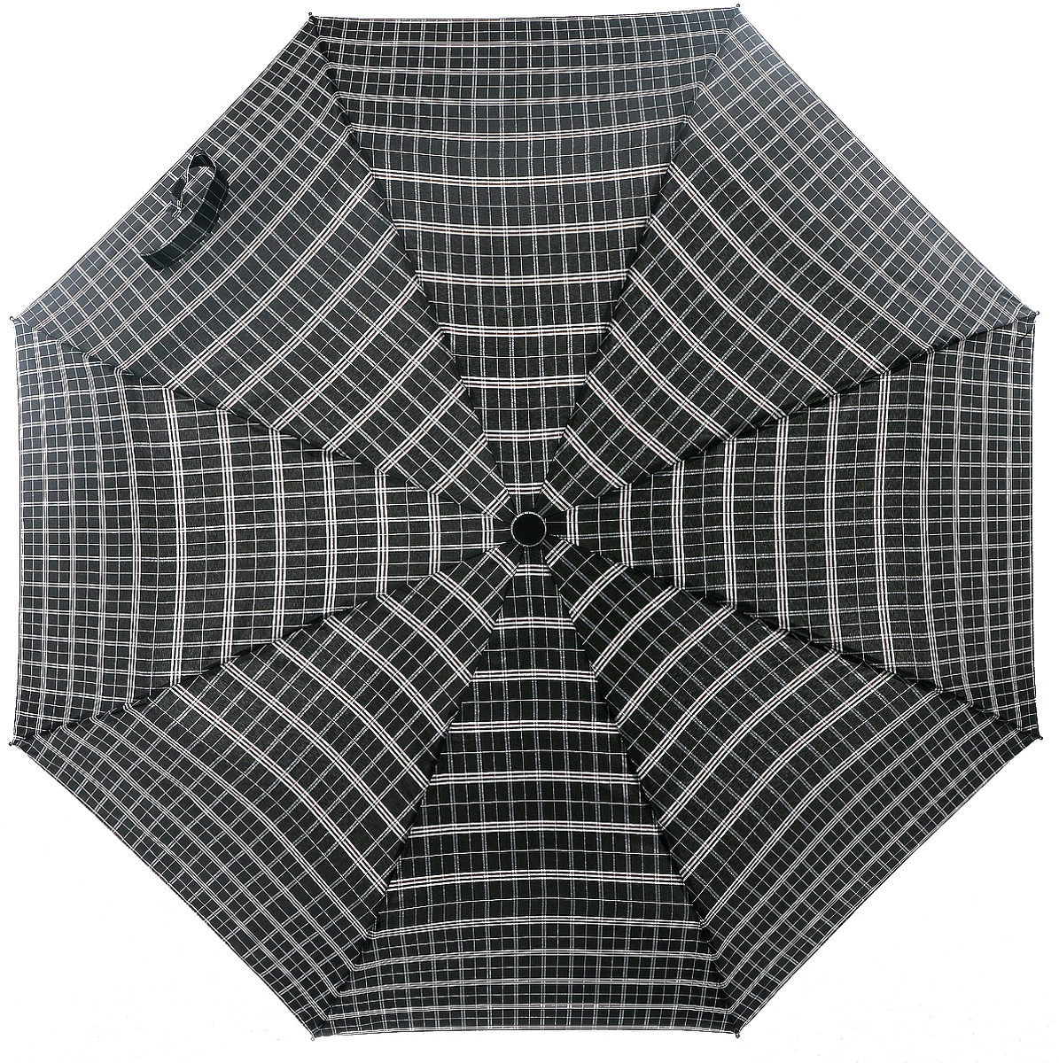 Зонт мужской Magic Rain, автомат, 3 сложения, цвет: черный, белый, темно-коричневый. 7021-1701