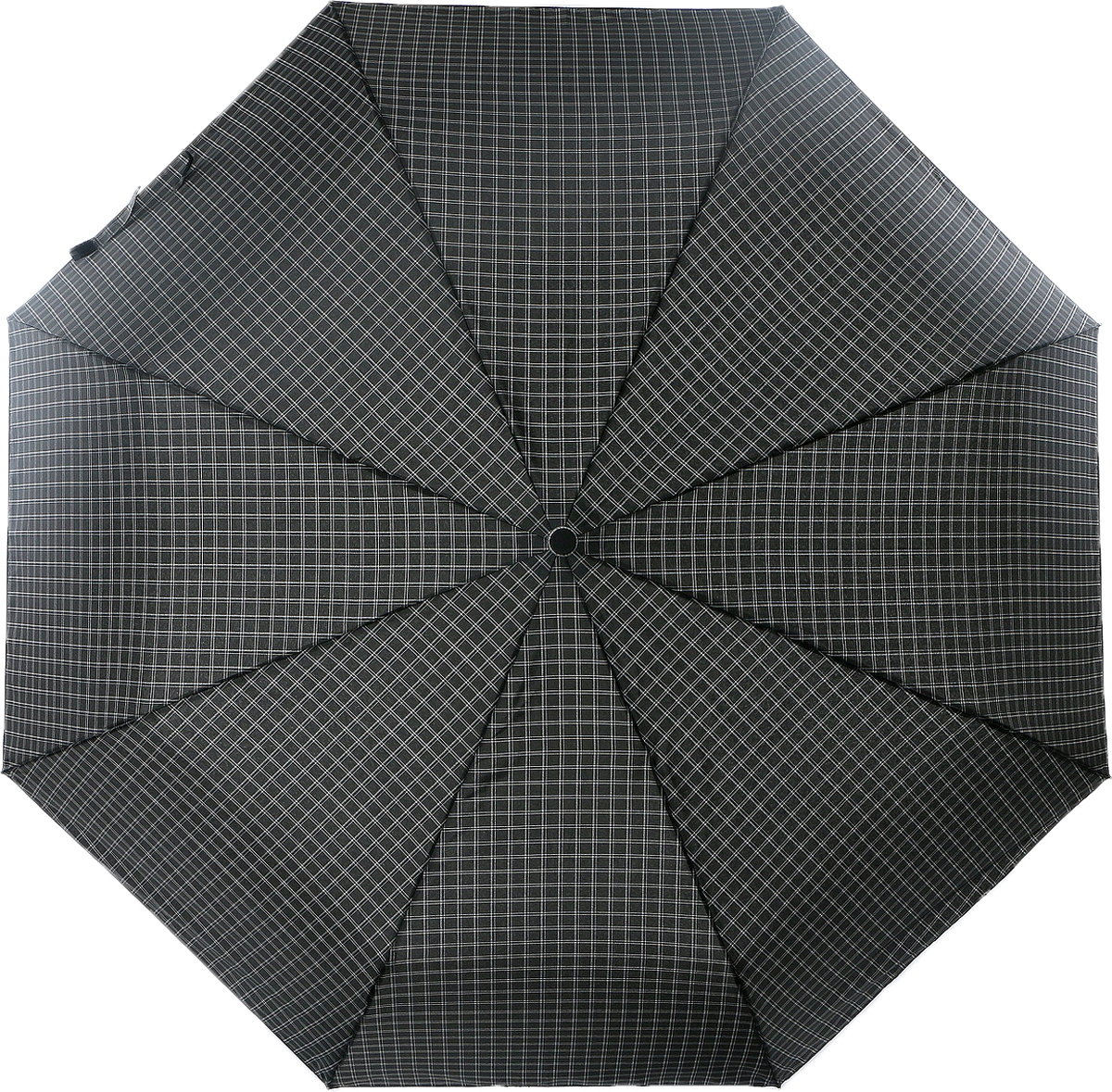 Зонт мужской Magic Rain, автомат, 3 сложения, цвет: черный, белый, серый. 7025-1703