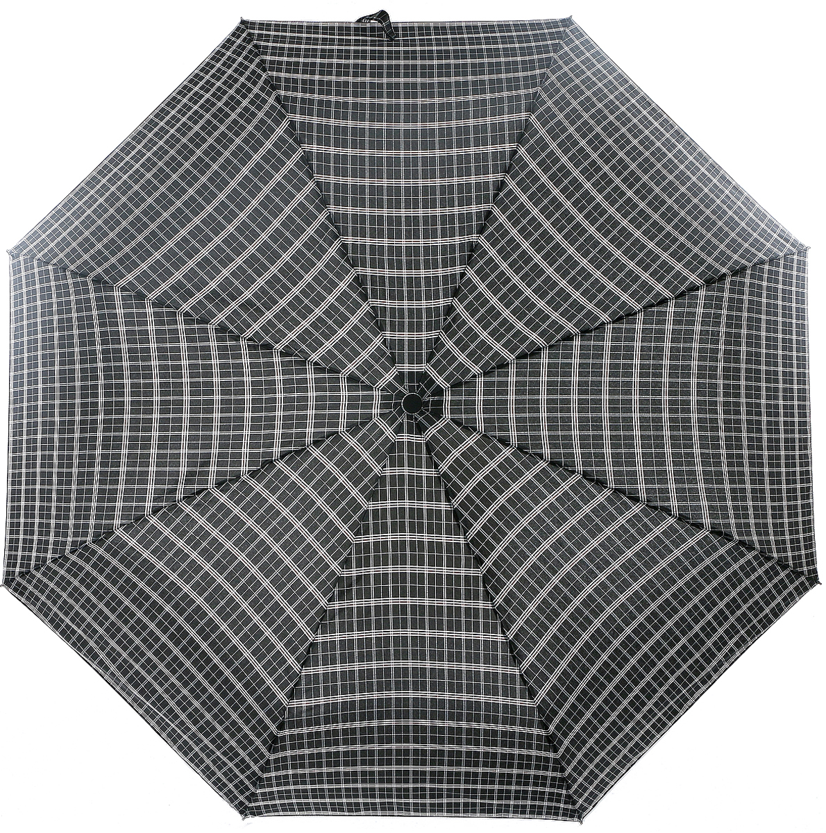 Зонт мужской Magic Rain, автомат, 3 сложения, цвет: черный, белый, темно-коричневый. 7027-1701