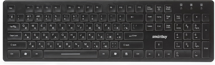 SmartBuy ONE 120 USB, Black клавиатура проводная
