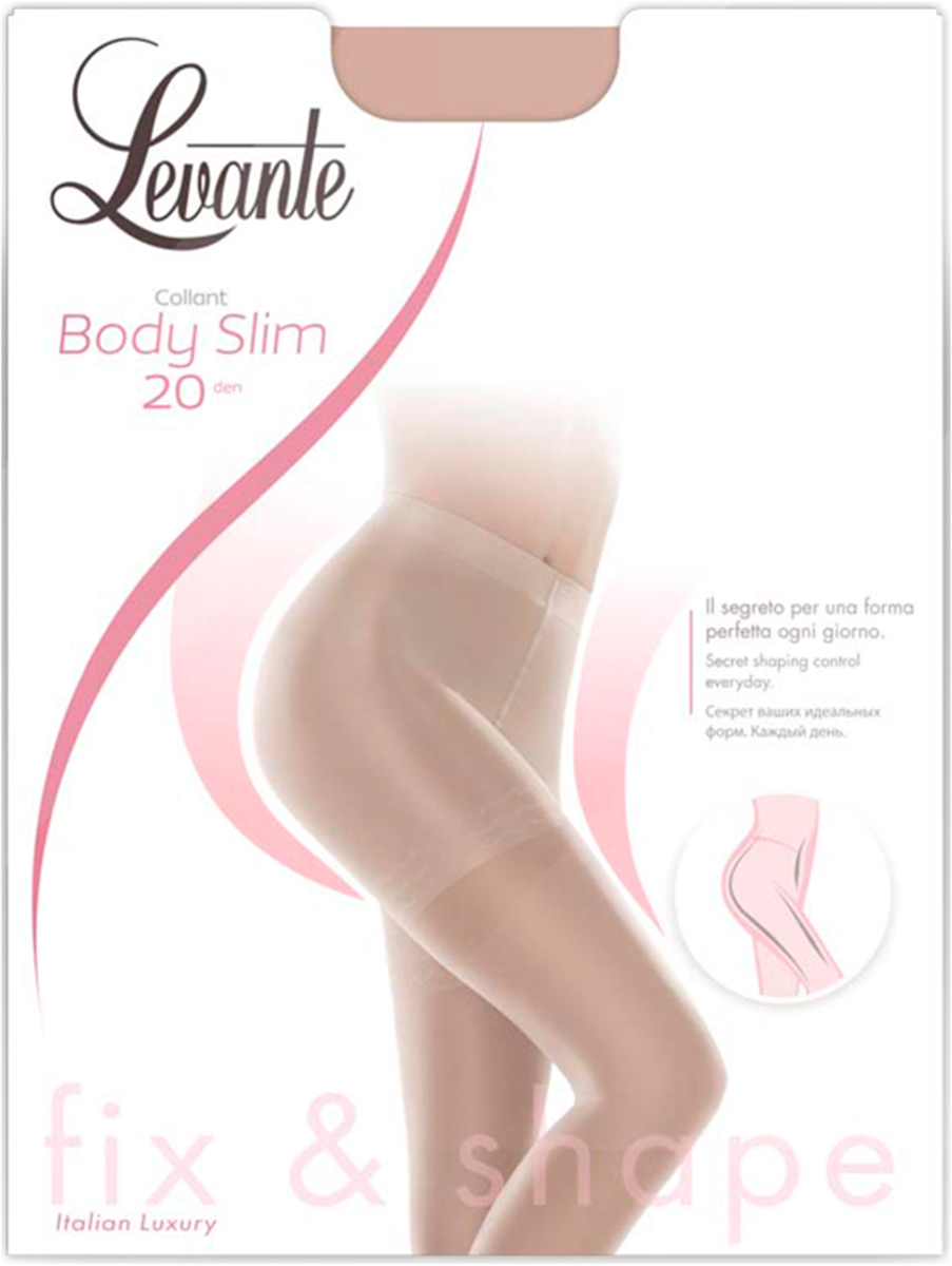 Колготки женские Levante Body Slim 20, цвет: Nero (черный). Размер 4